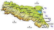Mapa Emilia-Romagna